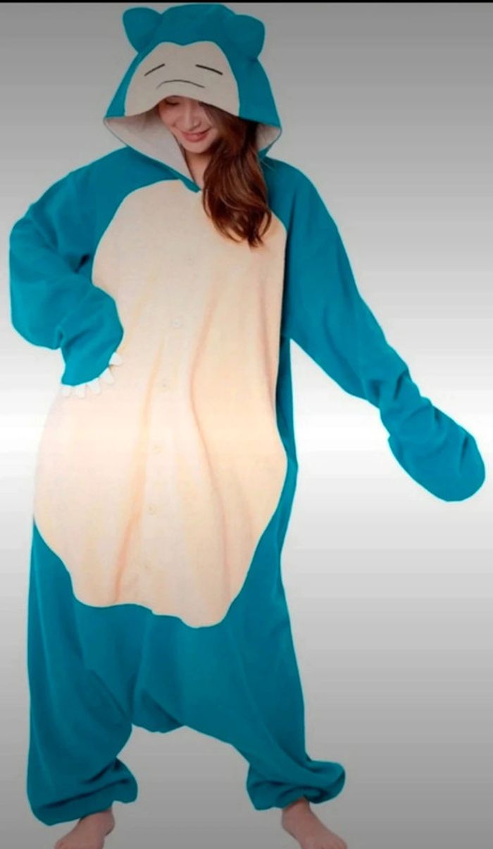 Déguisement ou pyjama snorlax pokémon taille M neuf - photo numéro 2