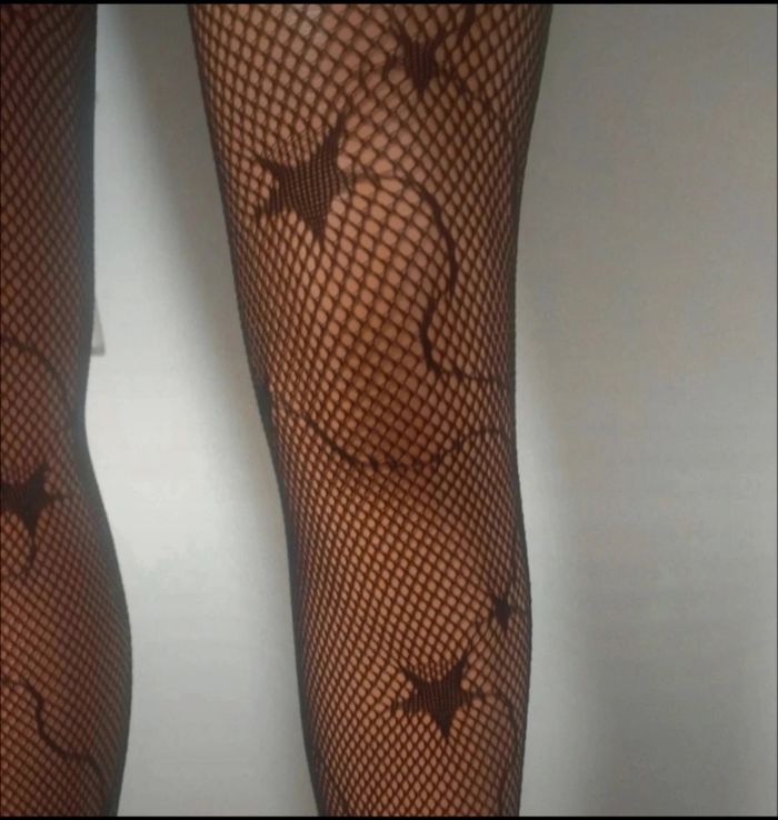 Collant résille motif fantaisie - photo numéro 4