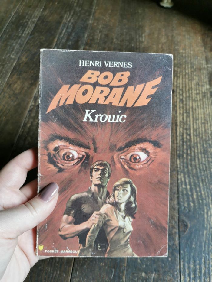 Bob Morane Krouic livre de poche Marabout de Henri Vernes