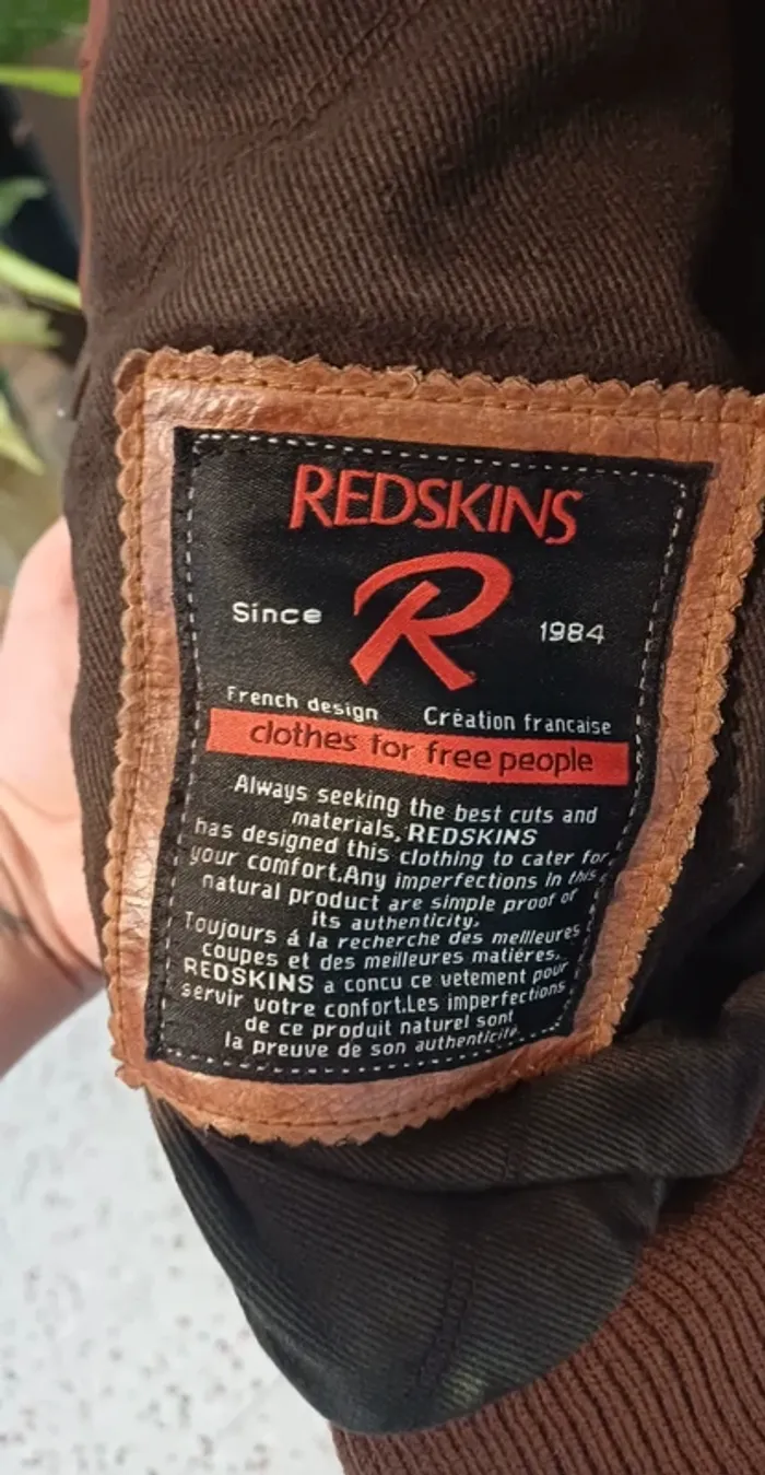 Redskins cuir style vintage homme - Taille L - photo numéro 4