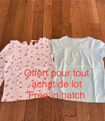 Lot de 2 hauts tachés