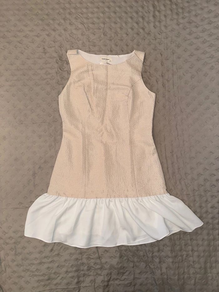 Robe chic naf naf tbe 40 beige et champagne