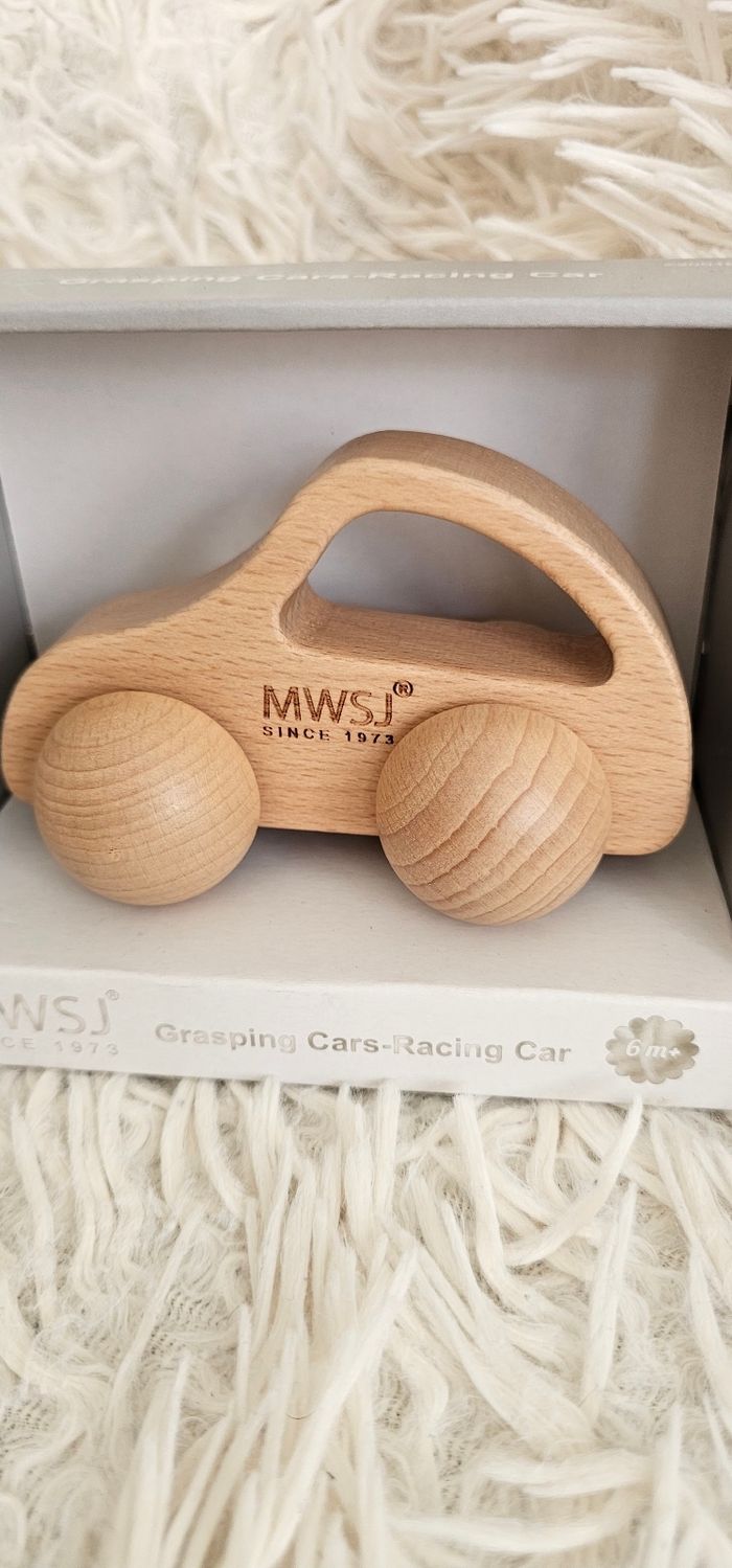 Jouet voiture 🚗 bébé en bois Neuf - photo numéro 2