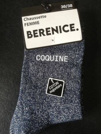 Chaussette a paillette 