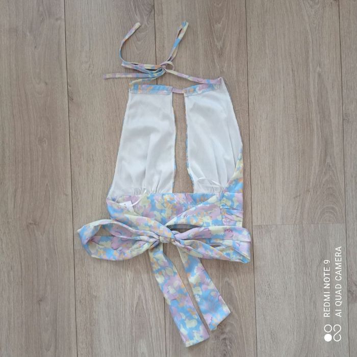 Crop top dos nu à motifs multicolores t36 - photo numéro 4