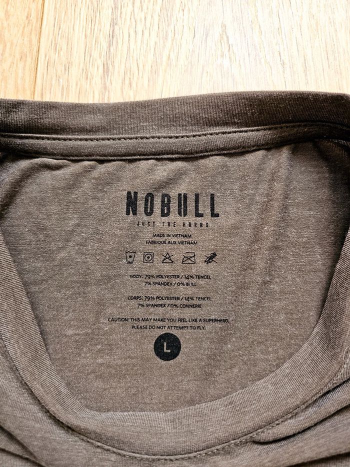 T-shirt Nobull Crossfit kaki L femme - photo numéro 4