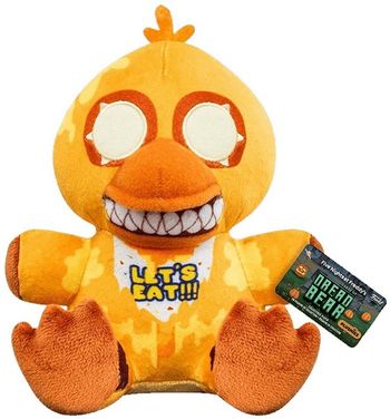 Funko Plush: Five Nights at Freddy's (FNAF) Dreadbear - Jack-O-Chica- Peluche à Collectionner