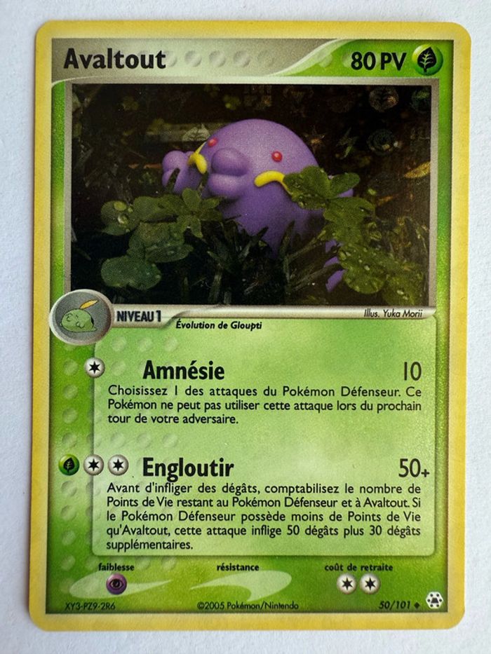Carte Pokémon Avaltout Holo 50/101 Bloc EX : Légendes Oubliées FR