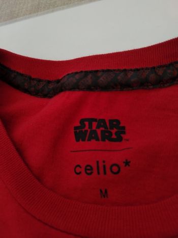 Tee-shirt rouge Celio