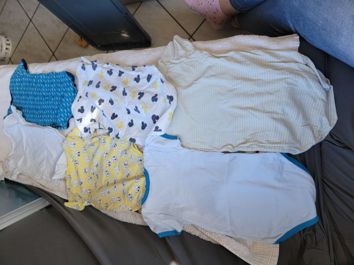 Lot de 6 bodies manches courtes 3 ans garçon - photo numéro 3