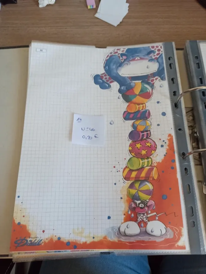 Feuille Diddl A4 46 0,90€