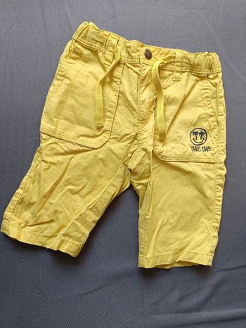 Short jaune 🎮 Taille 6 ans