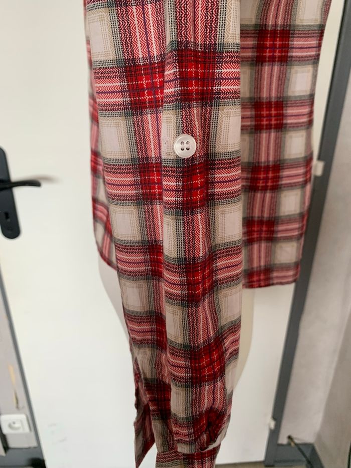 Chemise à carreaux rouge - photo numéro 3