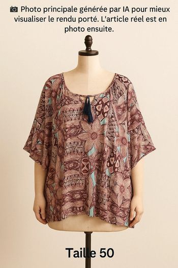 Blouse manches courtes T50 M&S Mode