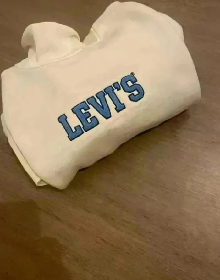 Pull Lévis Femme logo brodée bleu - photo numéro 3