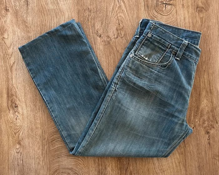 Jean/pantalon bleu Levi's 514 pour homme, taille W 34 (44 taille française) - photo numéro 5