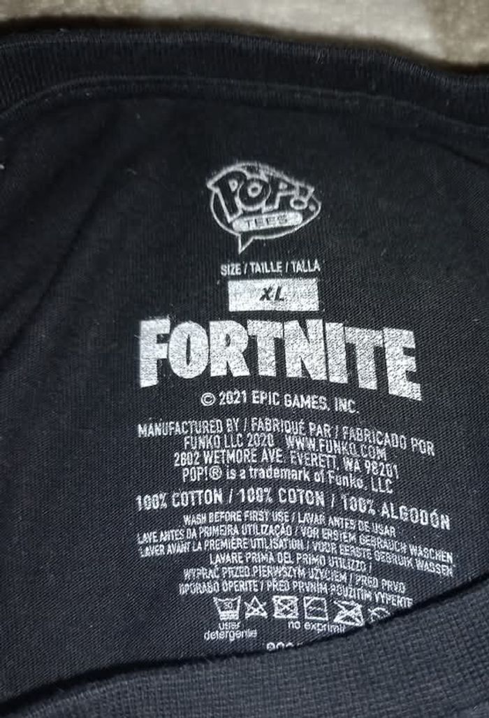 Tee shirt fortnite pop XL - photo numéro 2