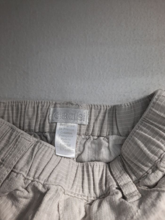 Lot 3 pantalons bébé 6 mois - photo numéro 3