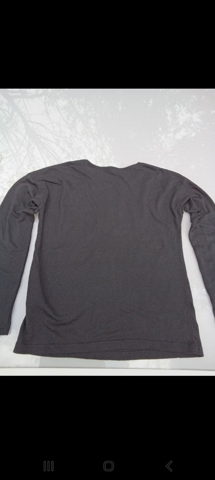 Tee-shirt noir avec inscription/ Blog bye Gémo - photo numéro 2