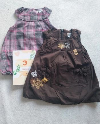 Lot 2 robe 3 mois