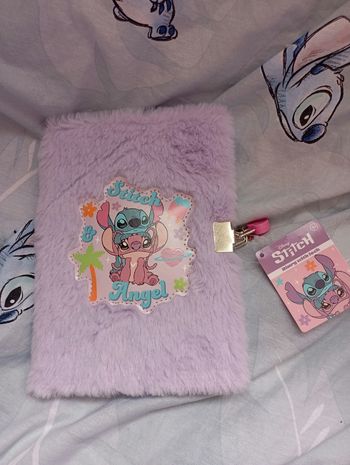 Carnet secret violet stitch et angel neuf 