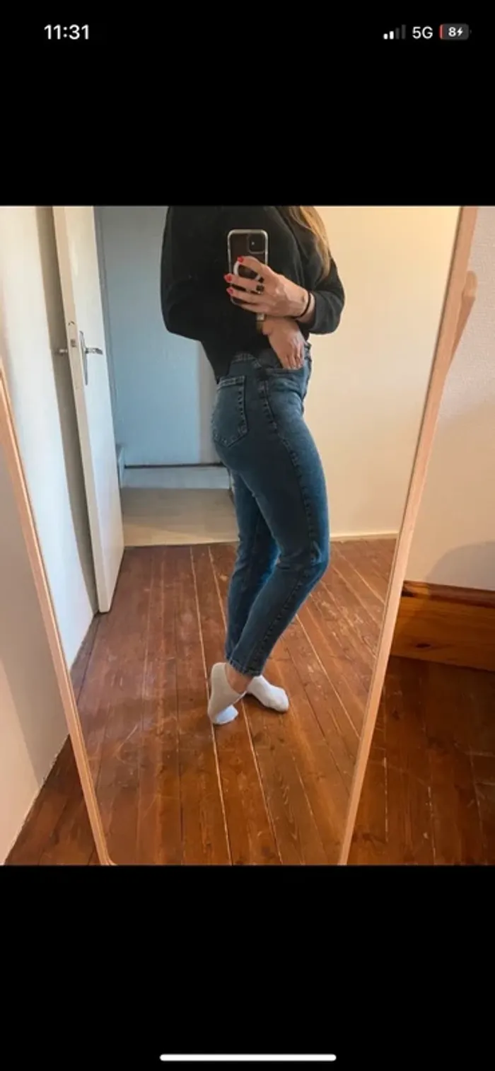 Jean mom fit - photo numéro 2