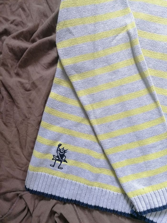 Pull fin coton DPAM garçon 12 ans - photo numéro 2