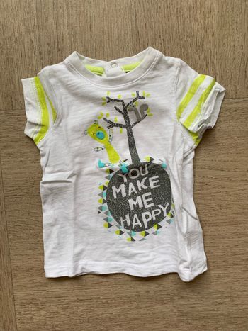 Tee-shirt manches courtes taille 3 mois Orchestra