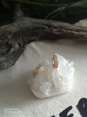 Petites créoles zirconées