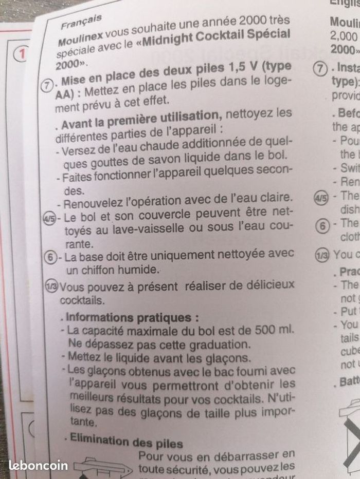 🍸 Appareil à cocktail midnight spécial 2000🍹 - photo numéro 7