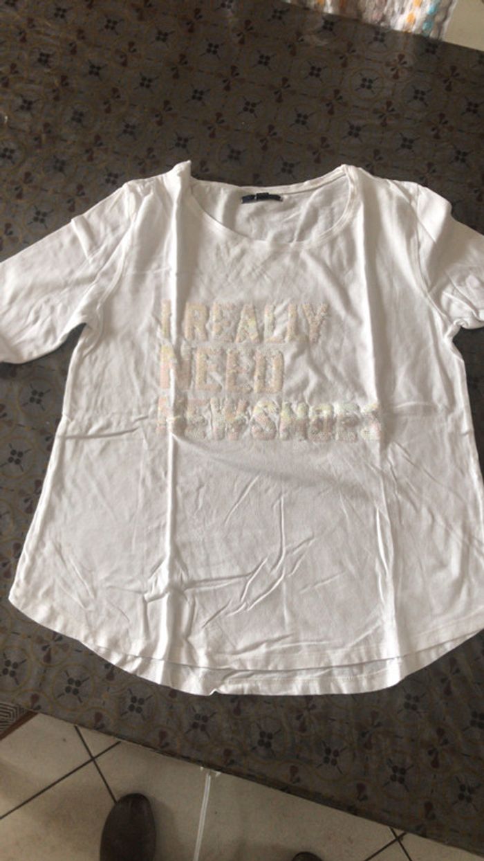 Teeshirt blanc Kiabi 16 ans