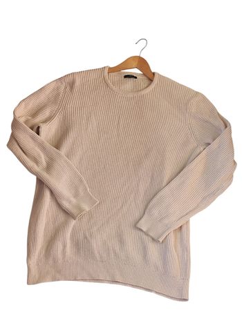 Pull maille blanc écru taille XL