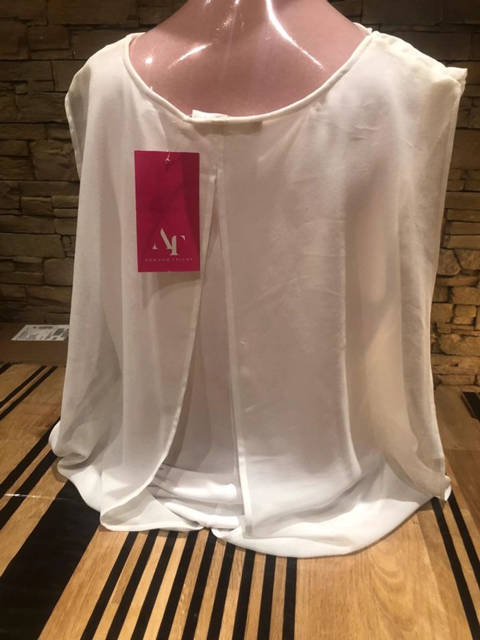 Joli haut blanc taille 4 Armand Thierry - photo numéro 5