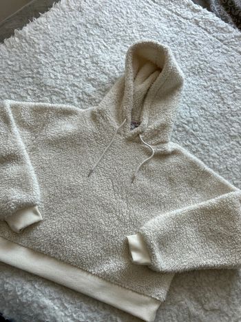 Sweat en pilou crème Jennyfer S