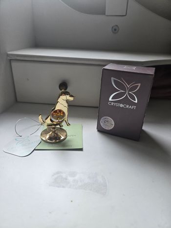 Figurine chien cristal swarowski