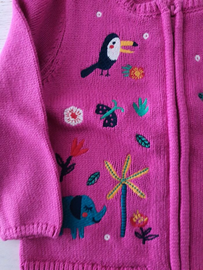 Gilet zippe dpam 2 ans - photo numéro 3