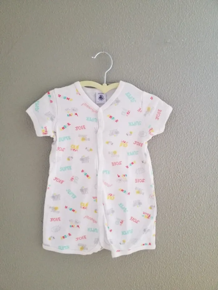 Barboteuse petit bateau 12 mois