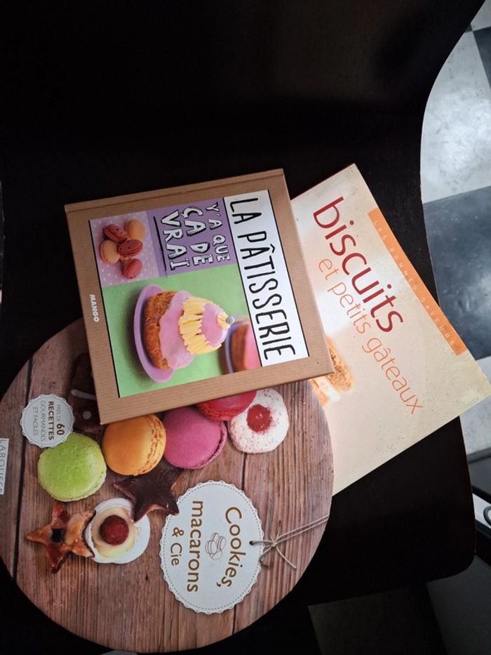 Lot de 3 livres de pâtisserie - photo numéro 2