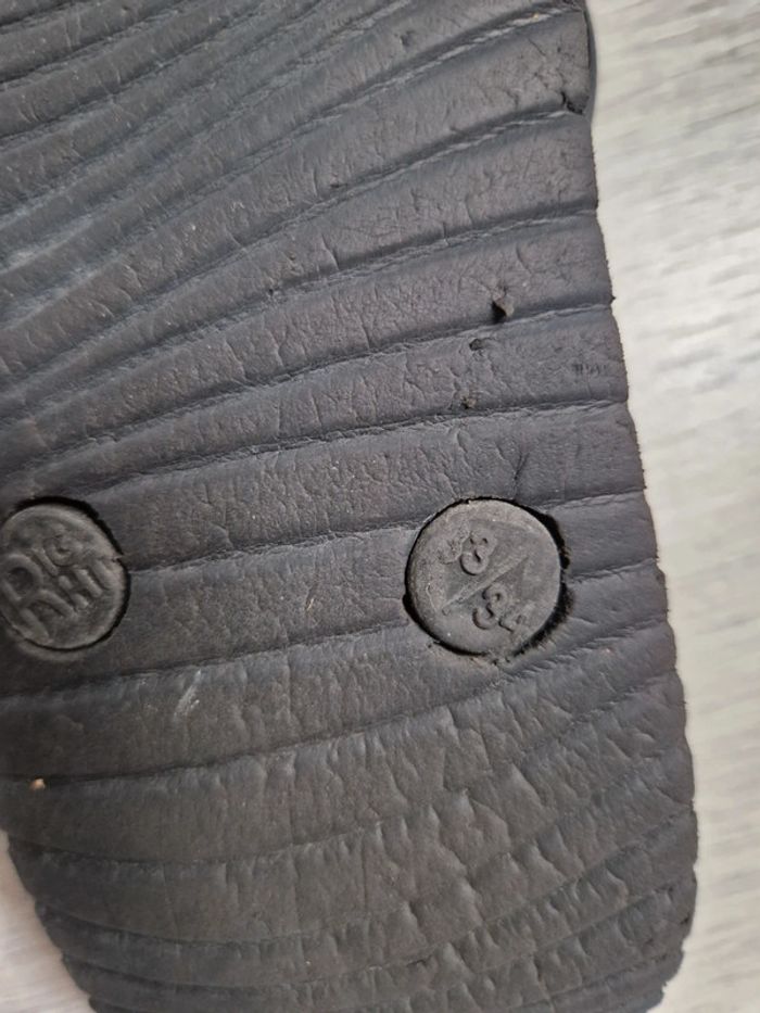 Tongs Olaian 33/34 noires et vertes - photo numéro 7