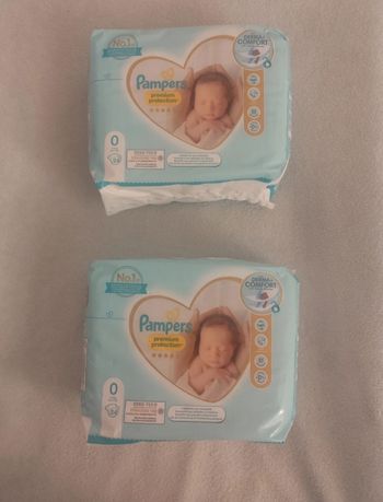 Lot de 2 paquets de couches - Pampers 