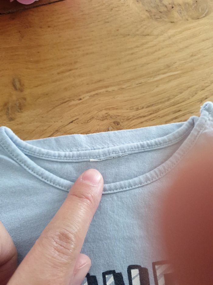 T-shirt 23m bleu ciel - photo numéro 3