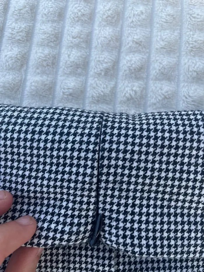 Jupe à mini carreaux Pull & Bear – Taille S – Blanc & Noir - photo numéro 5