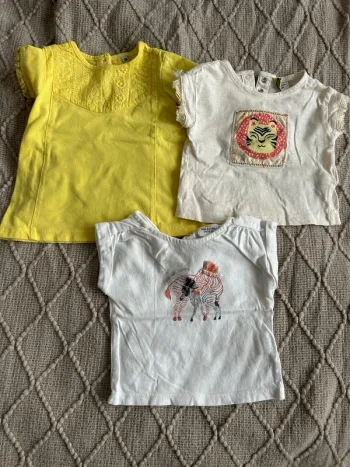Lot 3 tee shirt 3 mois