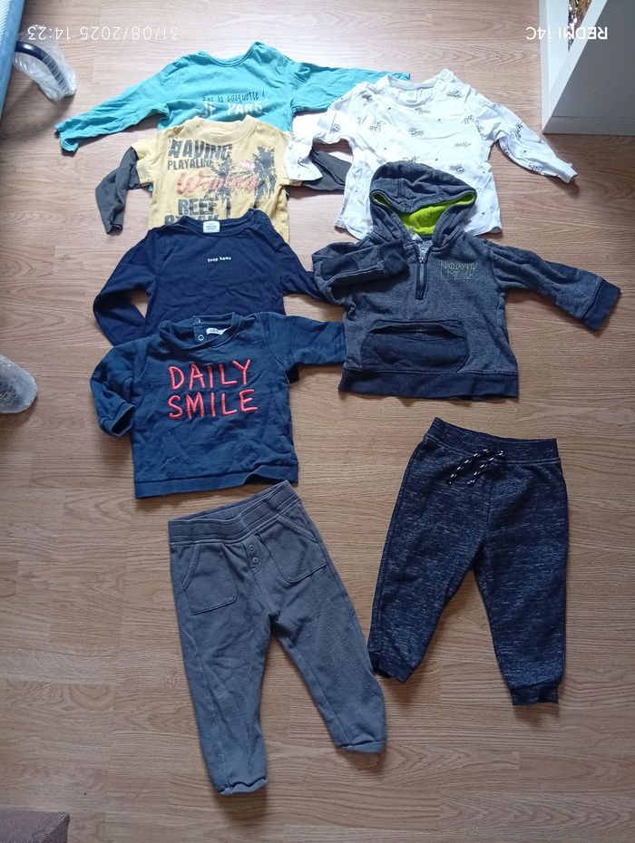 Lot 8 habits garçon pulls et joggings