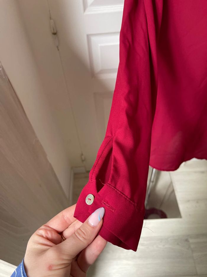 Blouse bordeaux - photo numéro 8