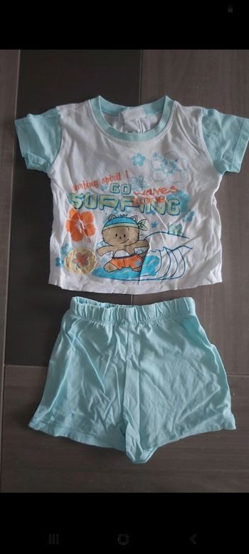 Ensemble tee-shirt et short