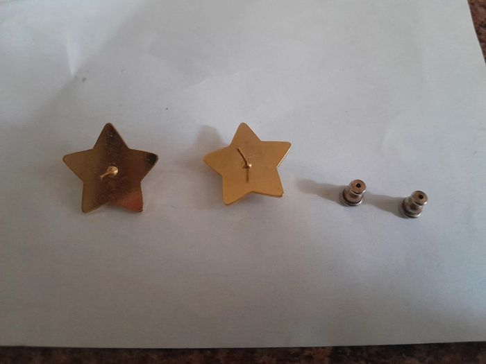 Sublimes b o vintage authentique plaquées hématites - photo numéro 2