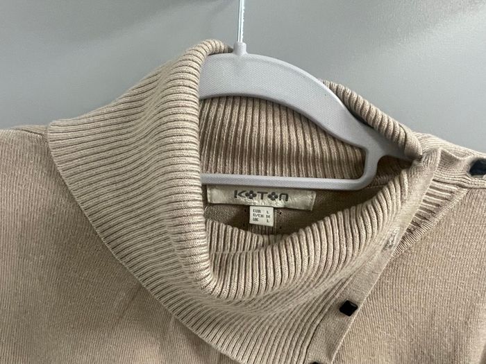 Pull hiver beige - photo numéro 5