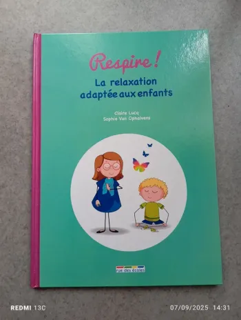 Livre respire la relaxation adaptée aux enfants