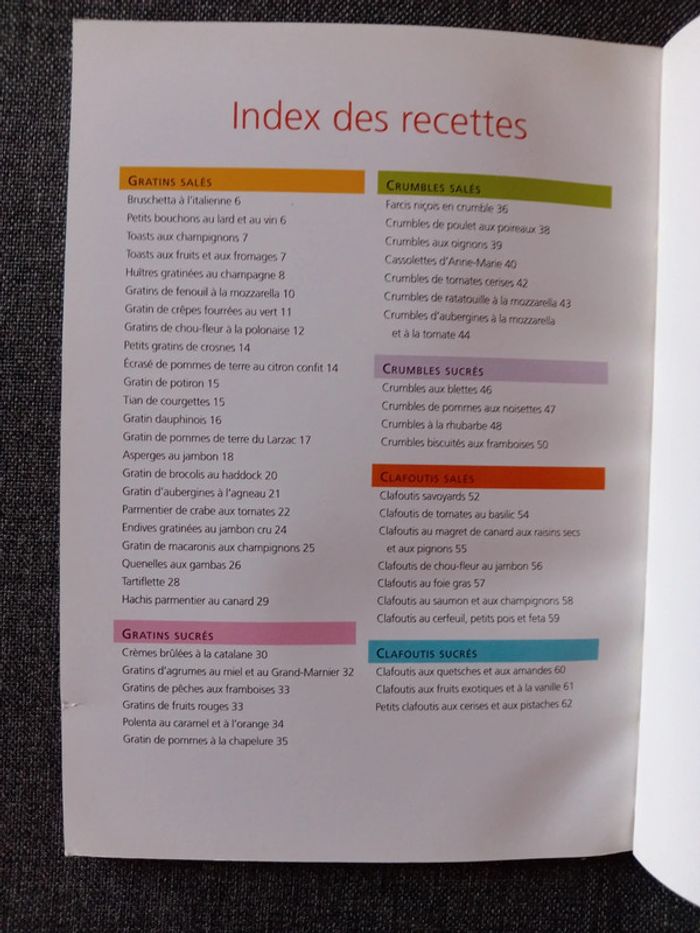 Gratins, crumbles et clafoutis - photo numéro 2